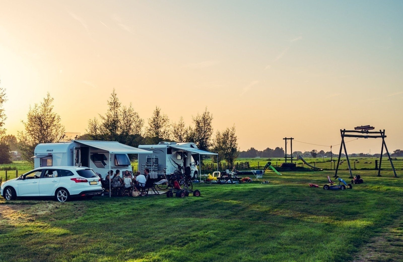 Kamperen op de boerderij in Stolwijk
